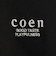 COEN（コーエン）ロゴ刺繍 C/N裏毛スウェット