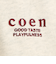 COEN（コーエン）ロゴ刺繍 C/N裏毛スウェット