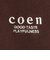 COEN（コーエン）ロゴ刺繍 C/N裏毛スウェット