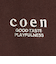 COEN（コーエン）ロゴ刺繍 C/N裏毛スウェット