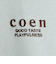 COEN（コーエン）ロゴ刺繍 C/N裏毛スウェット