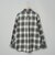 オンブレチェックライトネルレギュラーシャツ