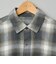 オンブレチェックライトネルレギュラーシャツ