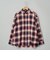 オンブレチェックライトネルレギュラーシャツ