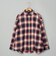 オンブレチェックライトネルレギュラーシャツ