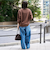 【WEB限定・DISCUS（ディスカス） 】スキッパーUネック裏毛スウェット