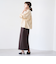 裏毛ナロースカート