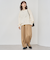 ハート刺繍裏毛スウェットプルオーバー