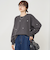 ハート刺繍裏毛スウェットプルオーバー