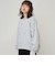 ハート刺繍裏毛スウェットプルオーバー