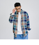 USA COTTONソフトフランネルシャツ（チェック）