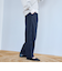 TRストライプタックワイドパンツ