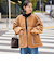 リバーシブル ノーカラーコーデュロイブルゾン