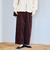 バイオウォッシュコーデュロイワイドパンツ