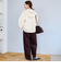 バイオウォッシュコーデュロイワイドパンツ