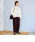 バイオウォッシュコーデュロイワイドパンツ
