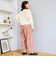 バイオウォッシュコーデュロイワイドパンツ