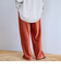 フェレットライクカットコールイージーワイドパンツ