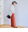 フェレットライクカットコールイージーワイドパンツ