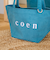 【一部WEB限定カラー・新素材】coen（コーエン）ロゴ アソートトートバッグ(Sサイズ)