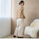 【定番】イージービューティー裏起毛ワイドパンツ（WEB限定サイズあり）