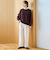 【定番】イージービューティー裏起毛ワイドパンツ（WEB限定サイズあり）