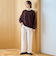 【定番】イージービューティー裏起毛ワイドパンツ（WEB限定サイズあり）
