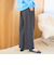 【定番】イージービューティー裏起毛ワイドパンツ（WEB限定サイズあり）