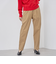 【定番】イージービューティー裏起毛テーパードパンツ（WEB限定サイズあり）