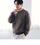 リバーシブルソフトタッチモールニットプルオーバー