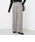 【定番】イージービューティーチェックワイドパンツ（WEB限定サイズあり）