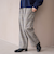 【定番】イージービューティーチェックワイドパンツ（WEB限定サイズあり）