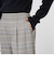 【定番】イージービューティーチェックワイドパンツ（WEB限定サイズあり）