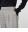 【定番】イージービューティーチェックワイドパンツ（WEB限定サイズあり）