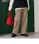 【定番】イージービューティーチェックワイドパンツ（WEB限定サイズあり）