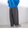 ウールライク裏起毛イージーカーブパンツ