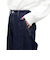 裏起毛ワイドデニムパンツ