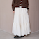 ウールライクガーゼティアードスカート