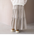 ウールライクガーゼティアードスカート