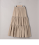 ウールライクガーゼティアードスカート