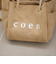 coen（コーエン）ロゴ リバーシブルフェイクムートンボアトート（WEB限定カラーあり）