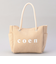 coen（コーエン）ロゴ リバーシブルフェイクムートンボアトート（WEB限定カラーあり）