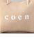 coen（コーエン）ロゴ リバーシブルフェイクムートンボアトート（WEB限定カラーあり）