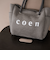 coen（コーエン）ロゴ リバーシブルフェイクムートンボアトート（WEB限定カラーあり）