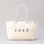 coen（コーエン）ロゴ リバーシブルボア＆チェックトートバッグ