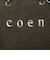 coen（コーエン）ロゴ リバーシブルボア＆チェックトートバッグ