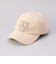 ロゴ刺繍ウールライクキャップ