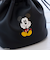 【MICKEY（ミッキー）/別注】レザーライク巾着バッグ
