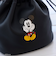 【MICKEY（ミッキー）/別注】レザーライク巾着バッグ