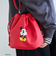 【MICKEY（ミッキー）/別注】レザーライク巾着バッグ